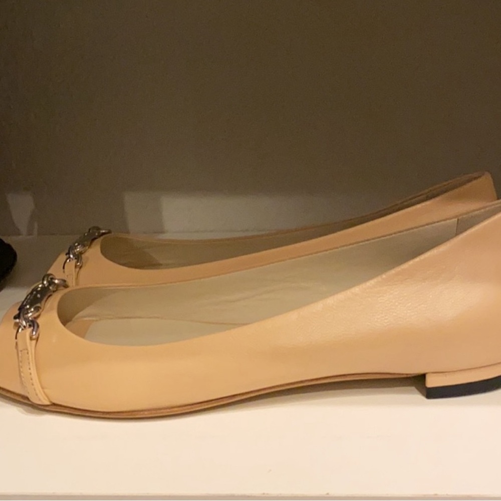 GUCCI TAN FLATS - Picture 9 of 11